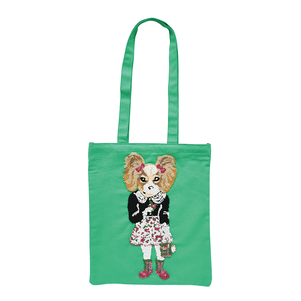 Nathalie Lete Fluffy Rectangle tote bag Maya | 8000000works